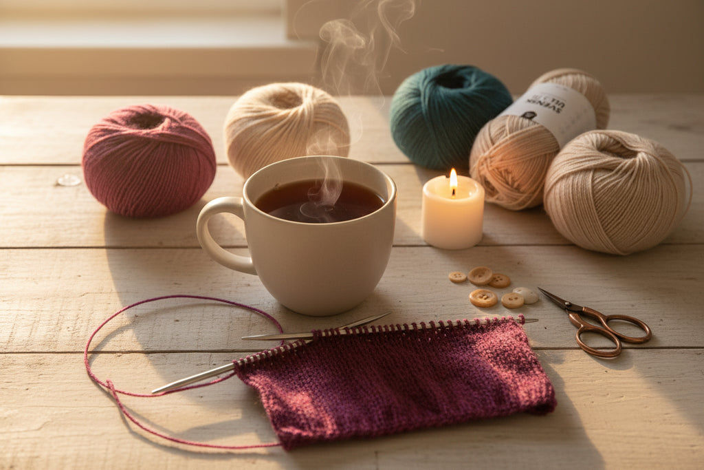 Hygge-stickande – konsten att njuta av varje maska