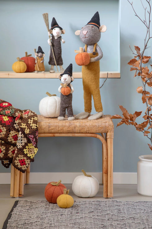 Gry&Sif – Pumpa rostbrun 10 cm (Fair Trade)
