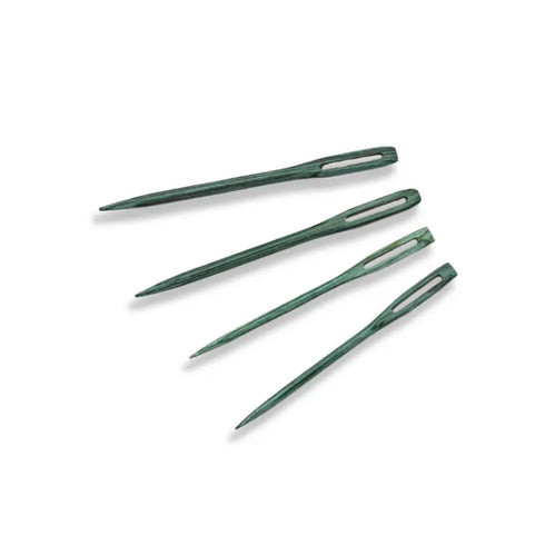 Knit Pro: Mindful stoppnålar av trä i ask med lock