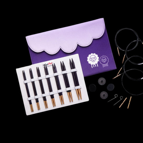 Knit Pro: J’adore Cubics ändstickor - Deluxe set