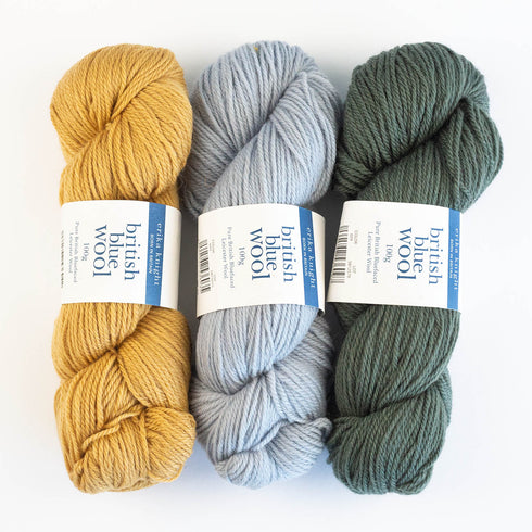 Erika Night: British Blue Wool 100g