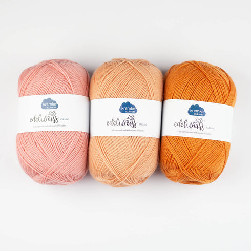 Kremke Soul Wool: Edelweiß Classic Sockgarn 100g