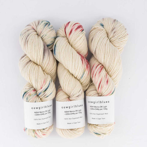 Cowgirlblues NSW Merinogarn DK 100g Handfärgad