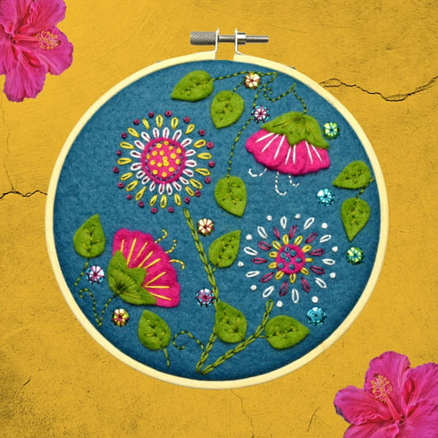 Corinne Lapierre: Hoop Kit Tropiska Blommor / Tropical Flowers