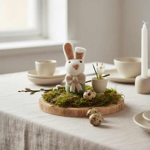 Gry&Sif kleines grünes Kaninchen (8cm)