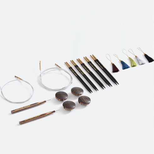 Lantern Moon: Interchangeable Needle Set Ebenholts