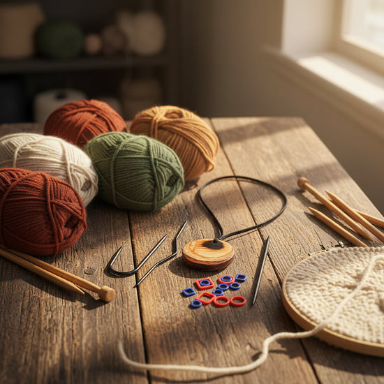 Magnetic Knitters Necklace Kit - Mit Zubehör